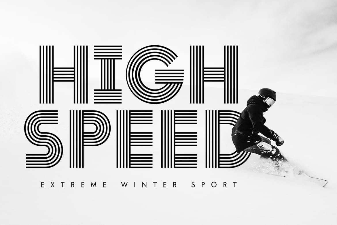 Layer - Layered Logo Modern Font
