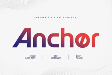 Anchor - Corporate Minimal Logo Font