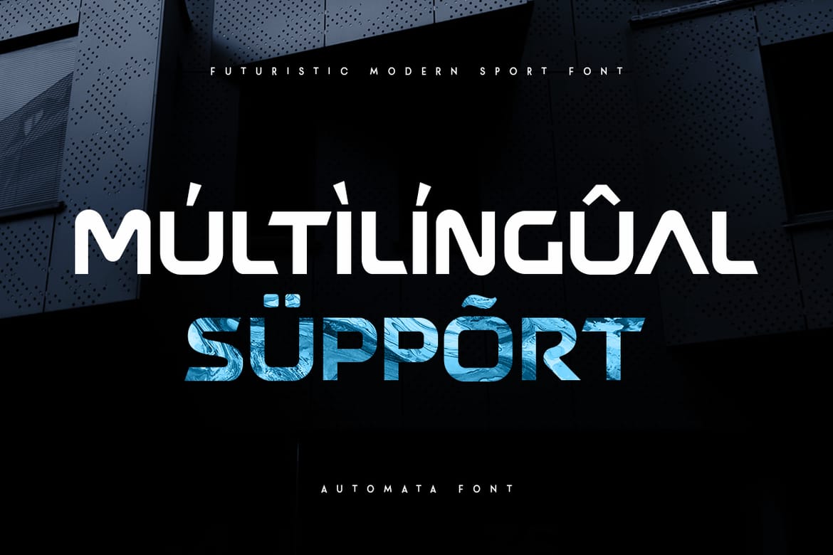 Automata - Futuristic Sport Font