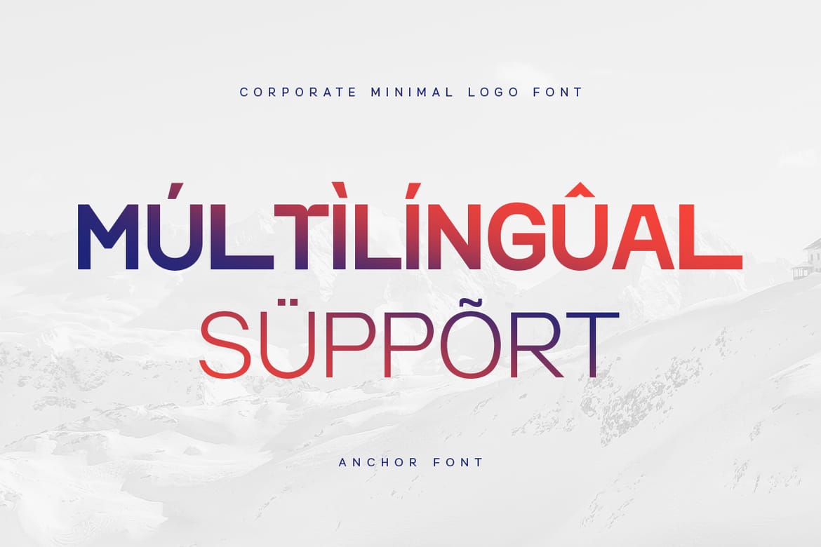 Anchor - Corporate Minimal Logo Font