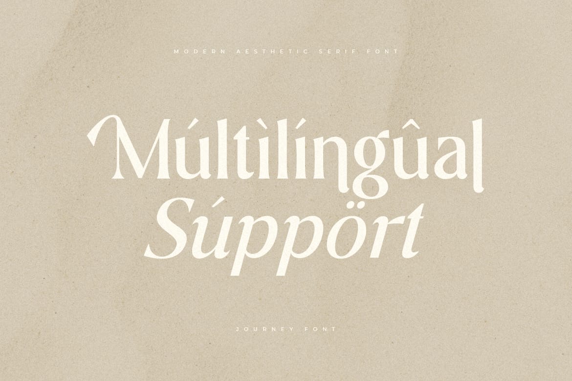 Journey – Aesthetic Serif Font