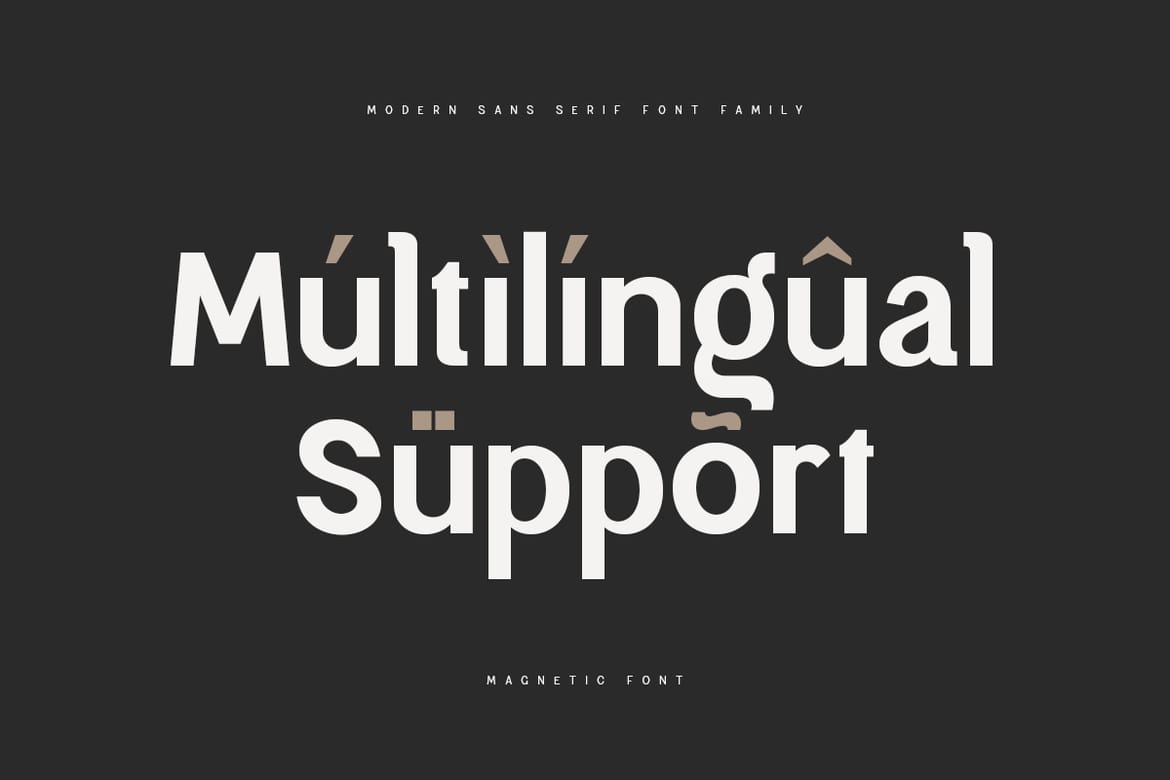 Magnetic – Modern Sans Serif Font