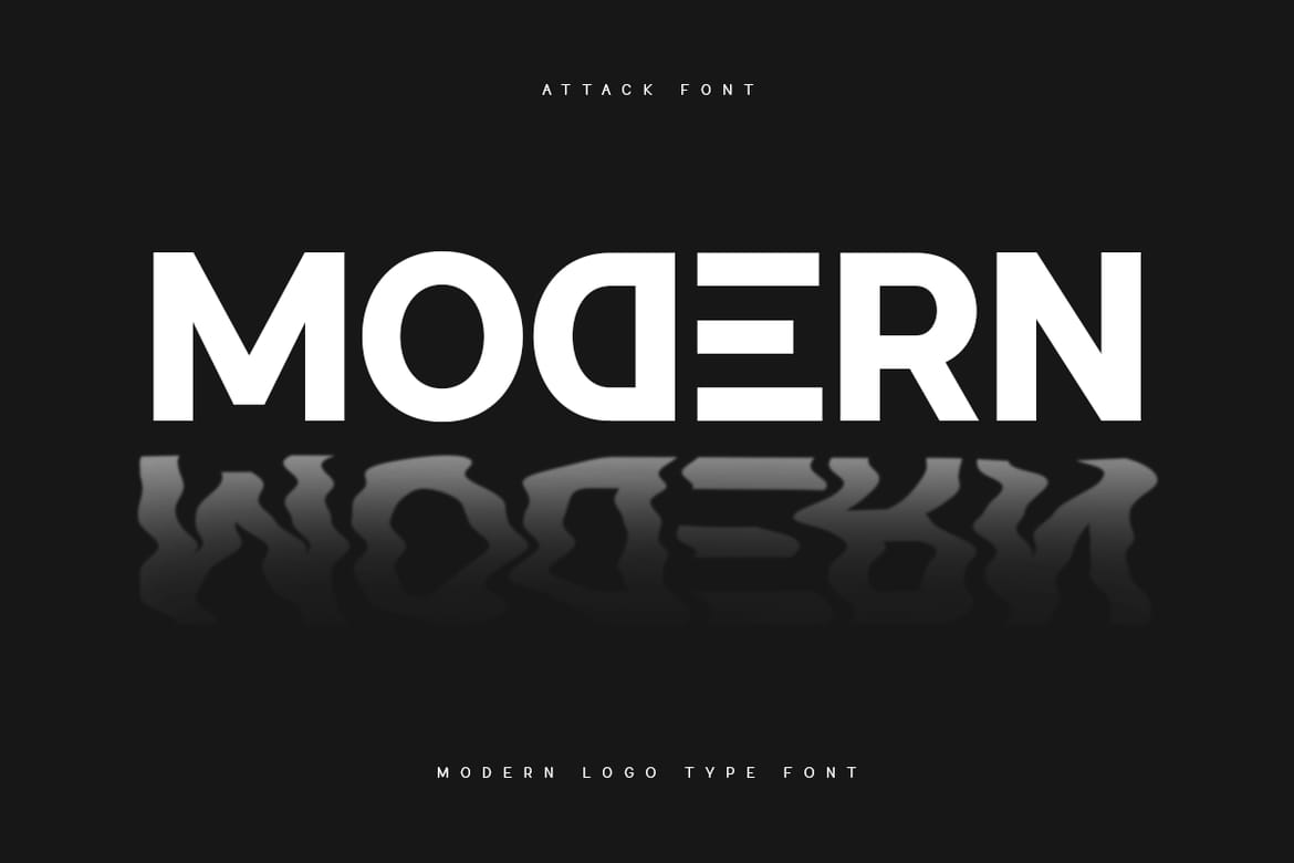 Attack - Corporate Logo Font