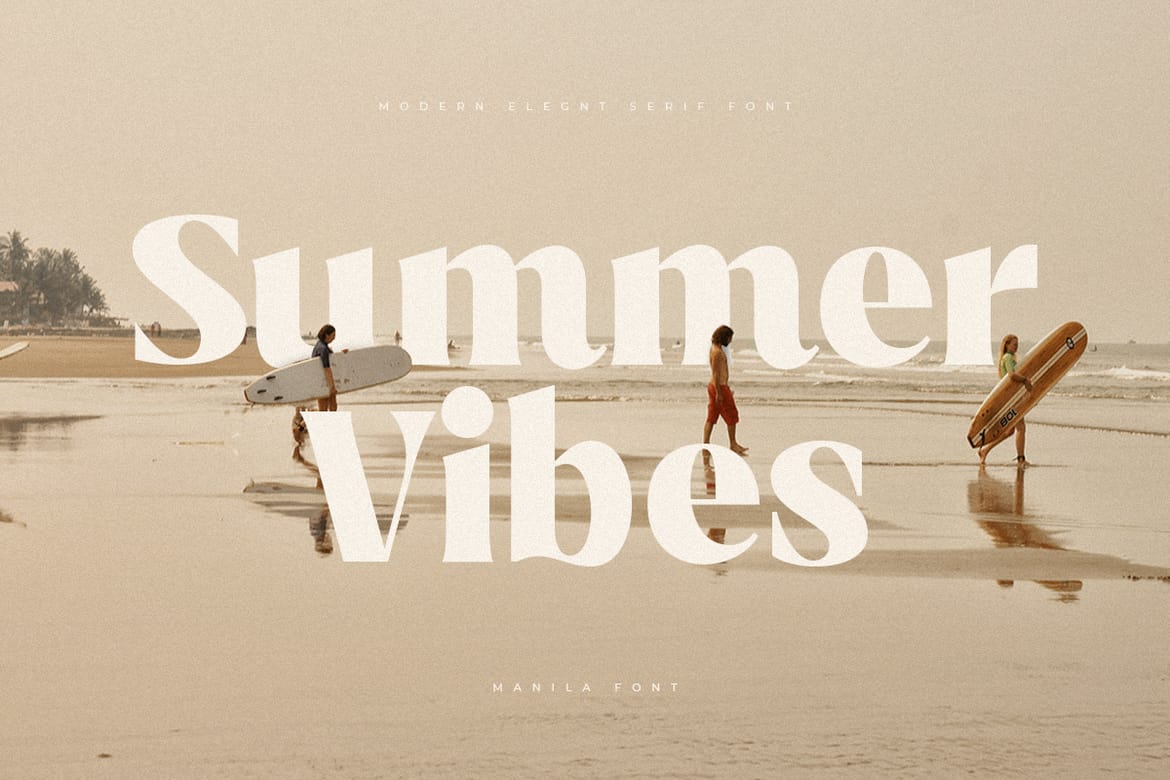 Manila – Modern Elegant Serif Font
