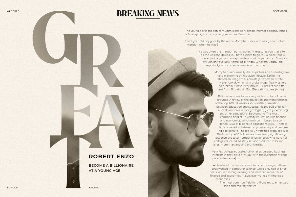 Manila – Modern Elegant Serif Font