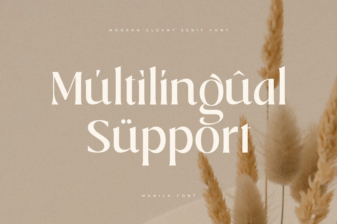 Manila – Modern Elegant Serif Font