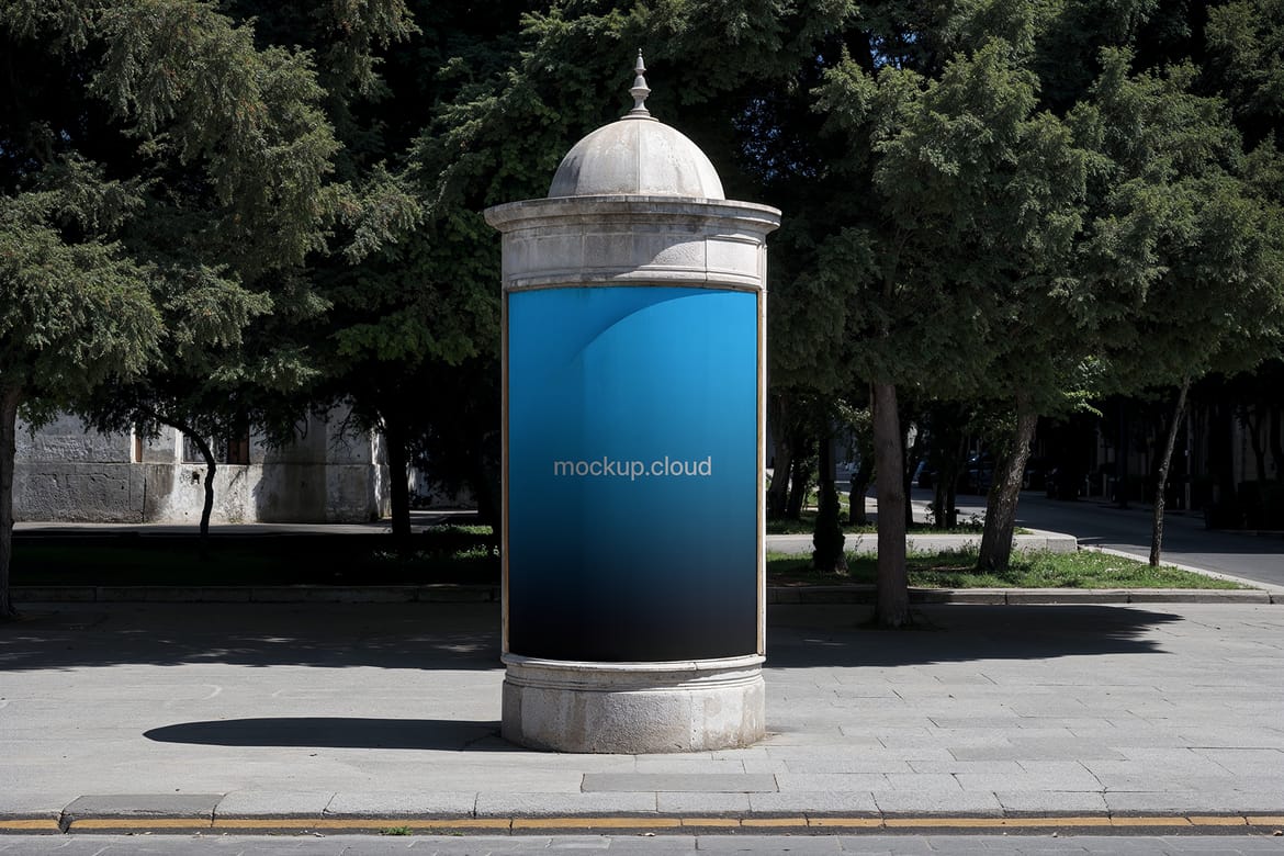 Free Column AD Mockup / Keystone Series
