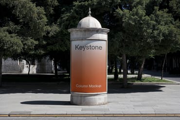 Free Column AD Mockup / Keystone Series