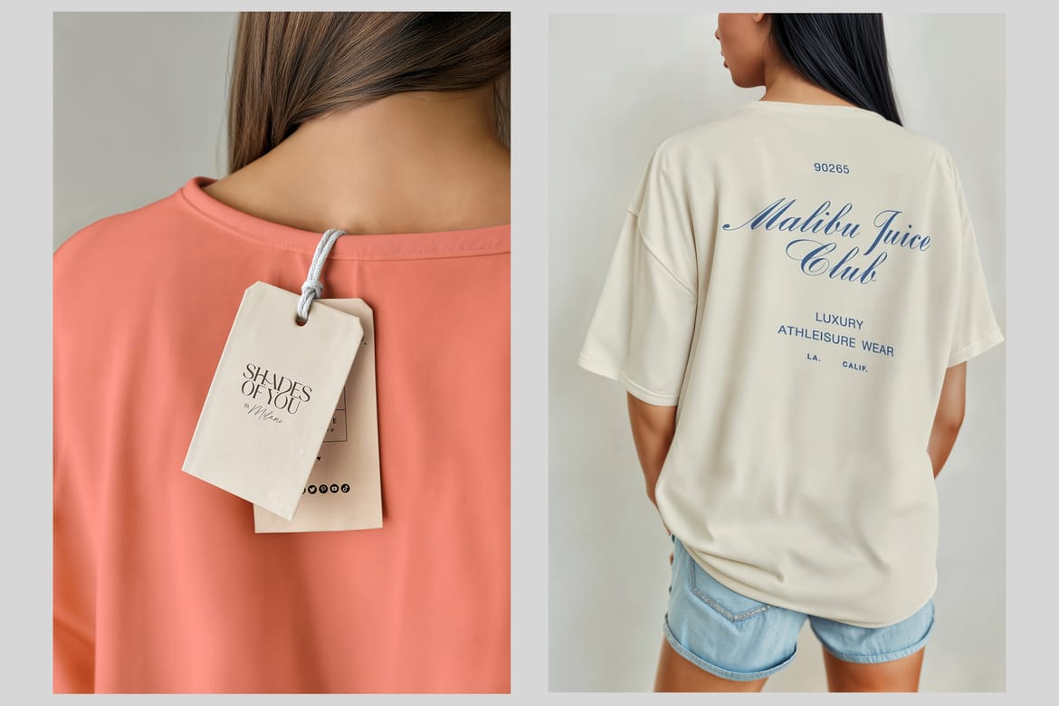 Clothing Branding & Packaging Mockup