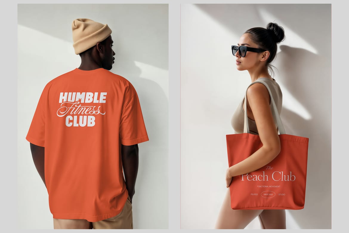 Clothing Branding & Packaging Mockup