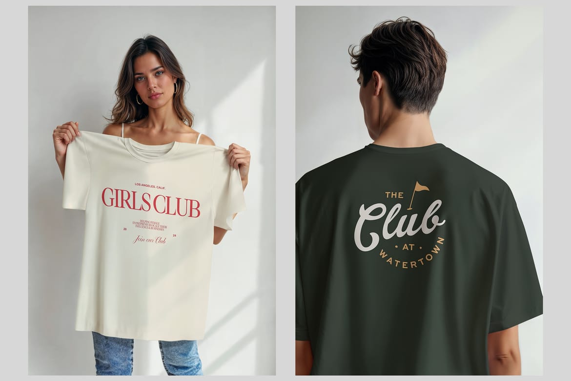Clothing Branding & Packaging Mockup