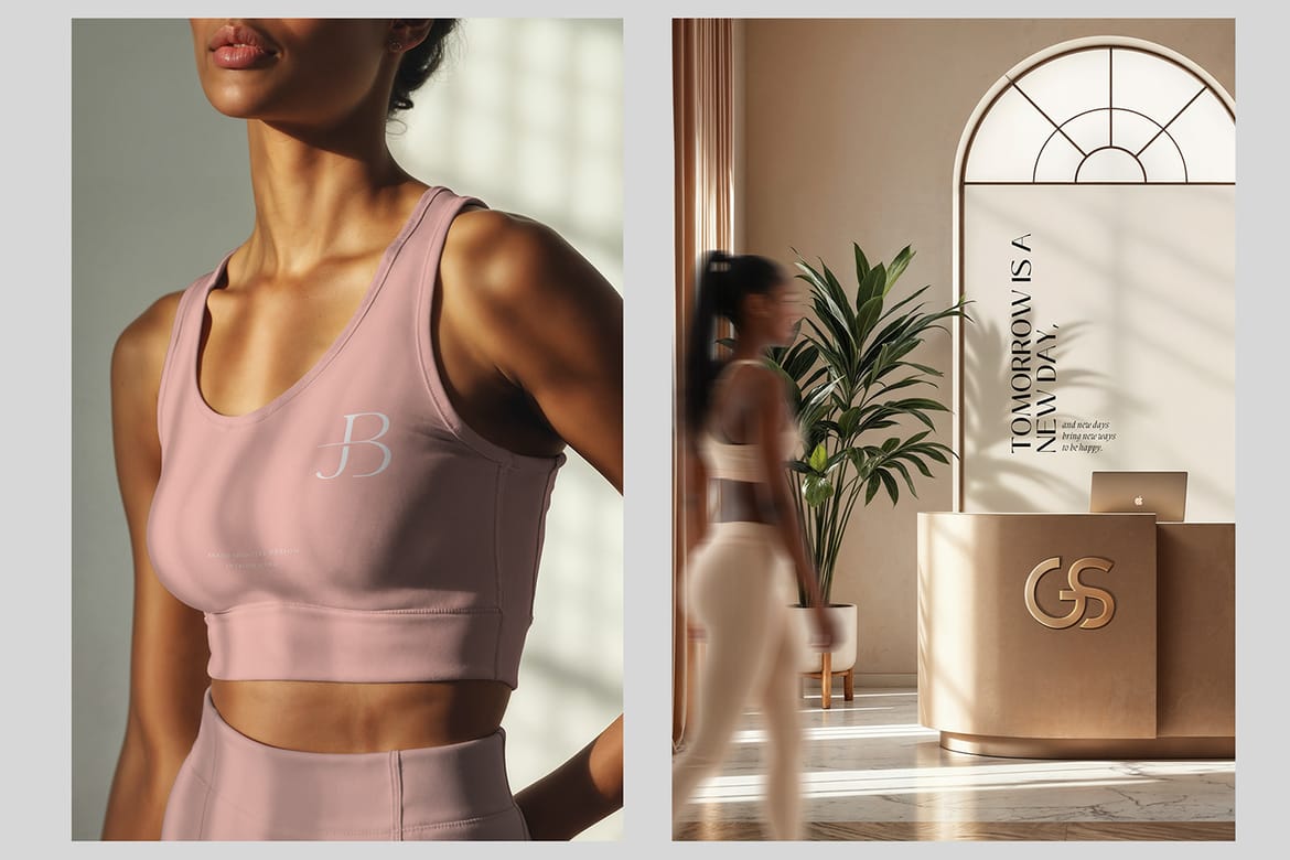 Gentle Woman Branding Mockups