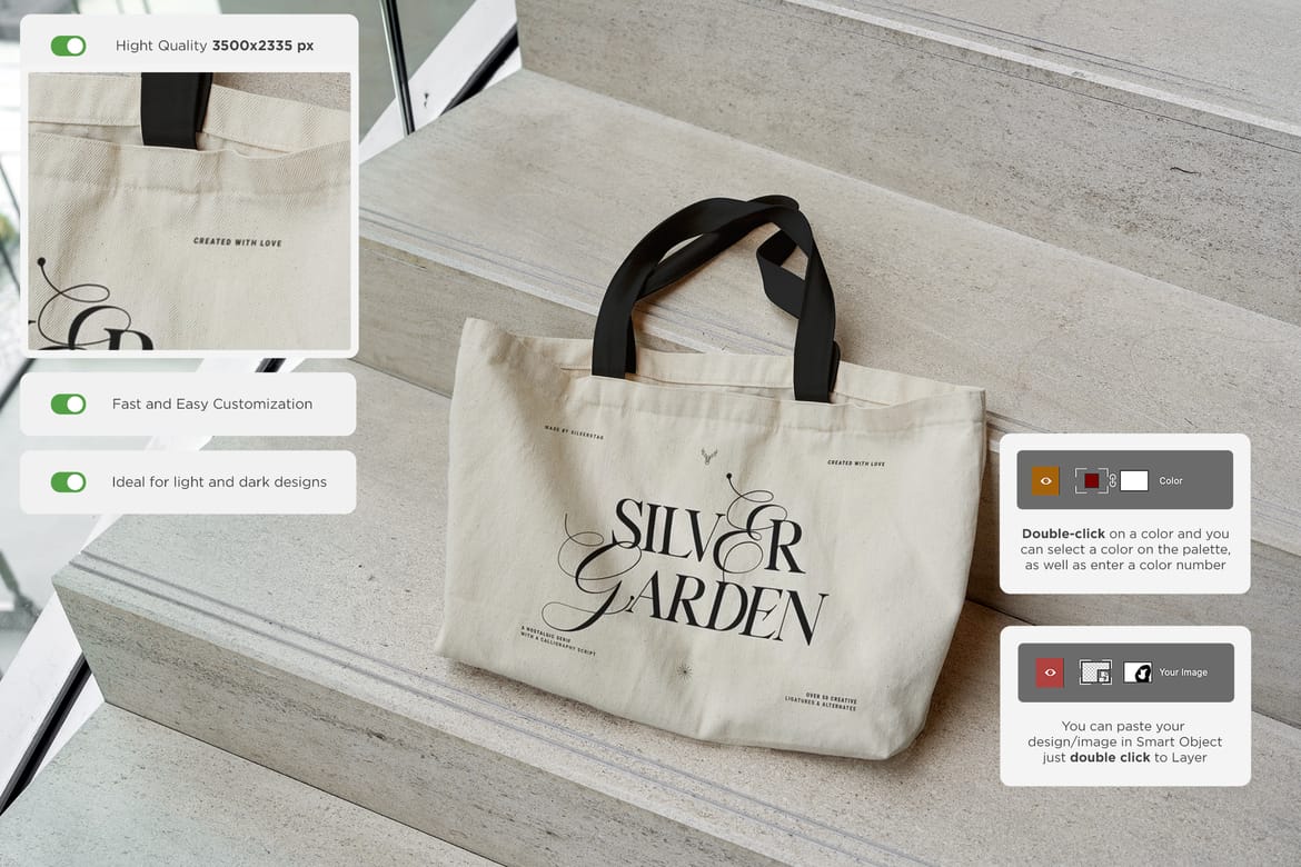 Tote Bag Everyday Mockups