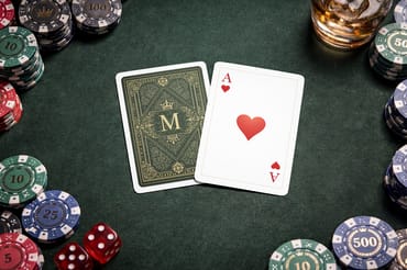 Poker Playing Cards Mockup