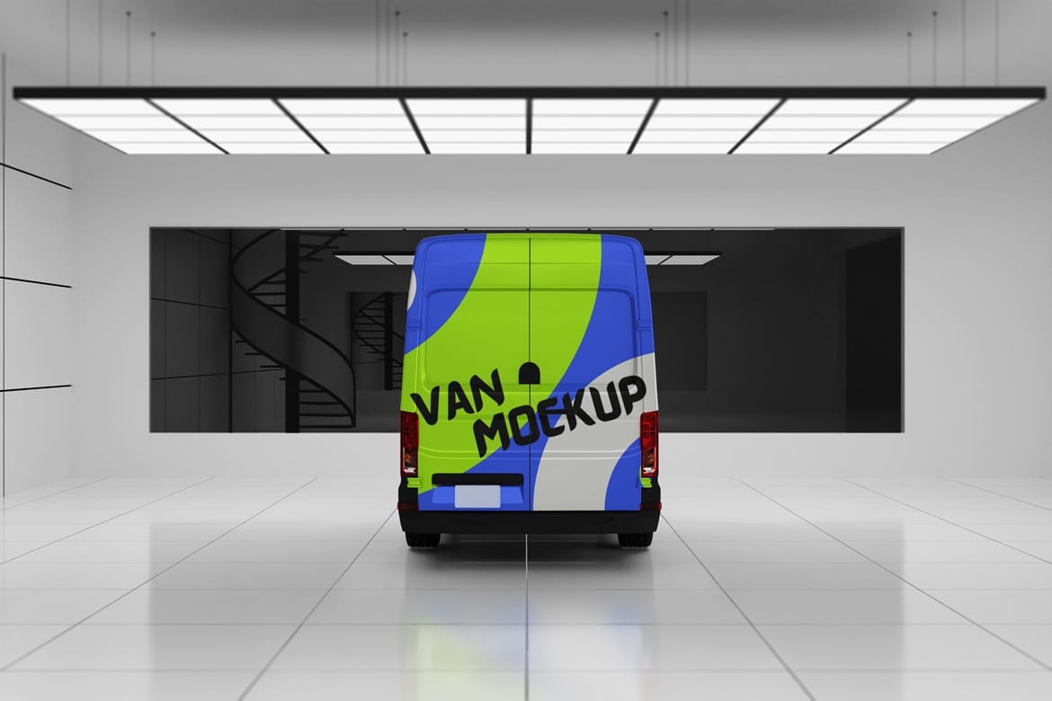 High Quality Van Mockup