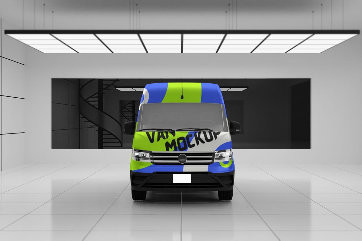 High Quality Van Mockup