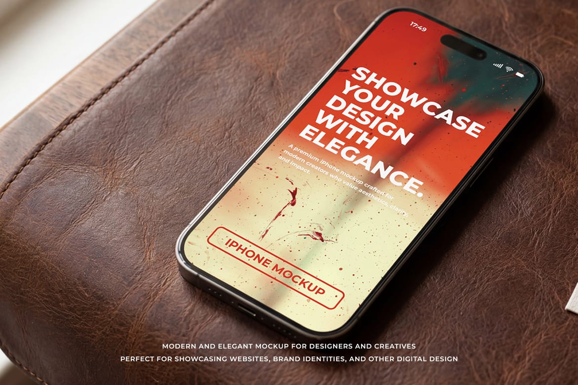Premium iPhone Device Mockup