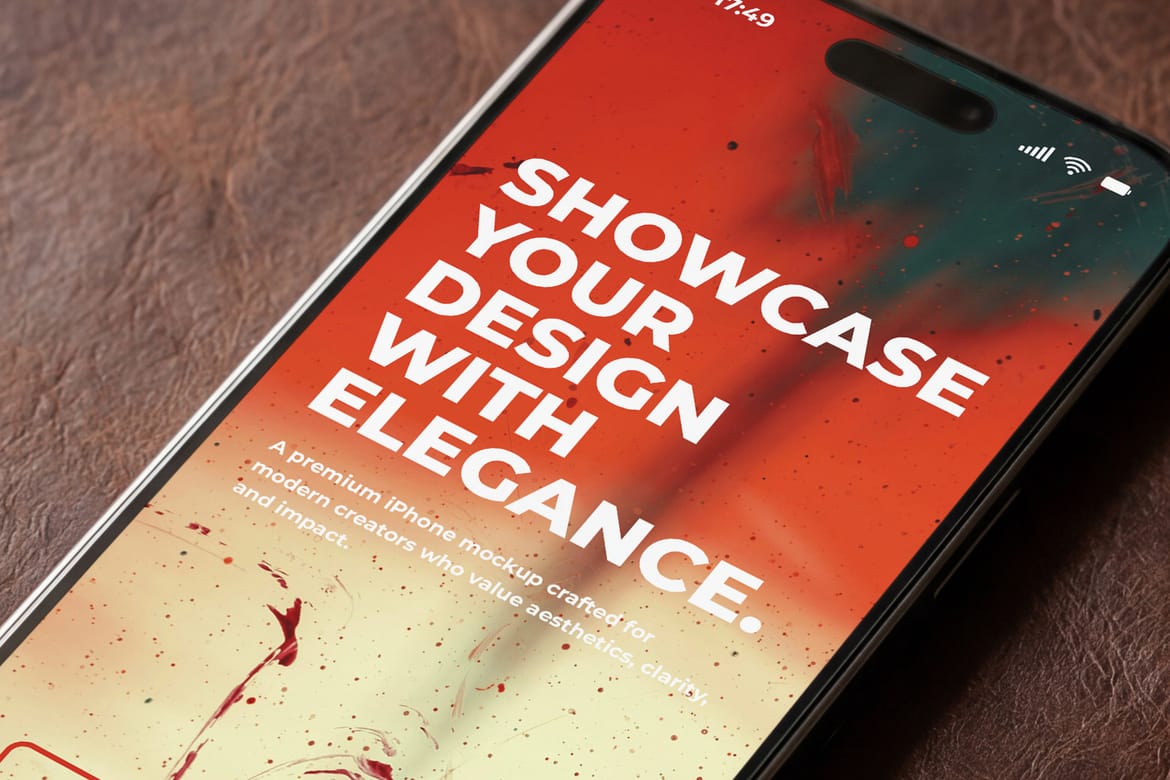 Premium iPhone Device Mockup