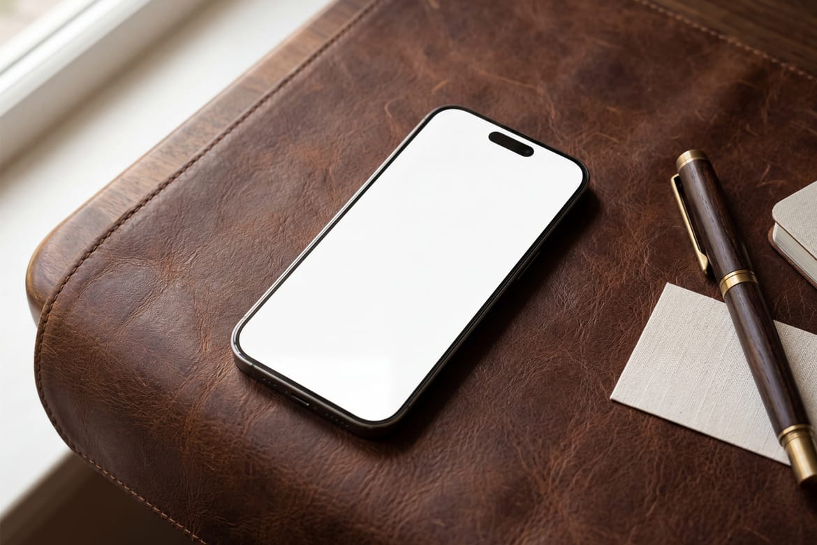 Premium iPhone Device Mockup