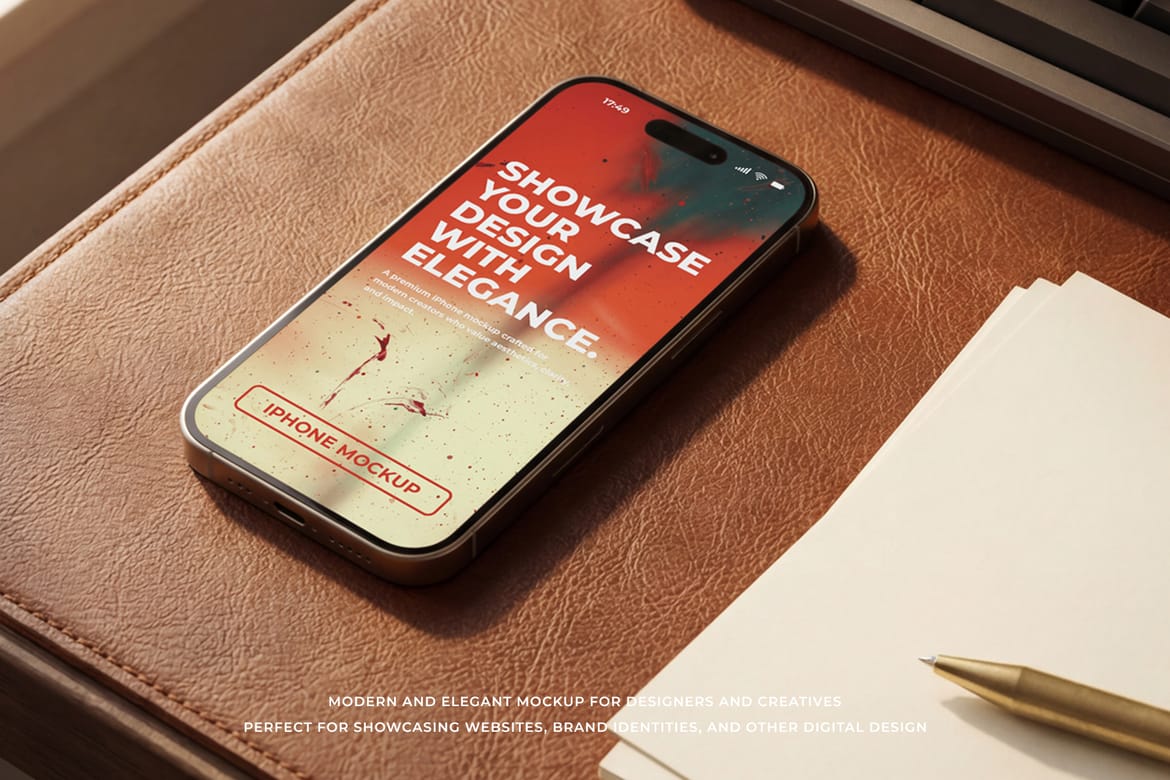 Premium iPhone Device Mockup