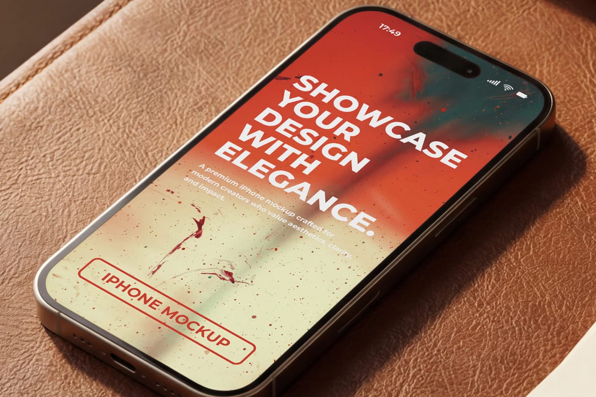Premium iPhone Device Mockup