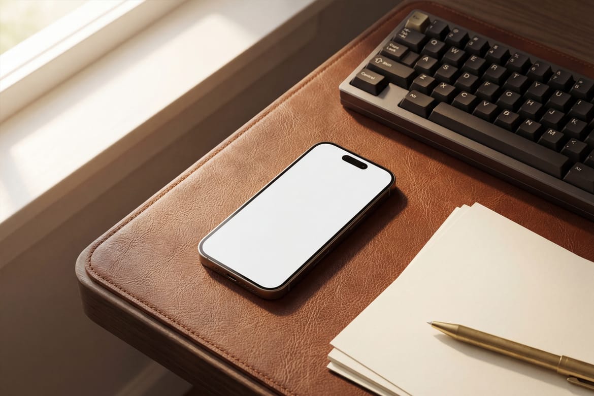 Premium iPhone Device Mockup