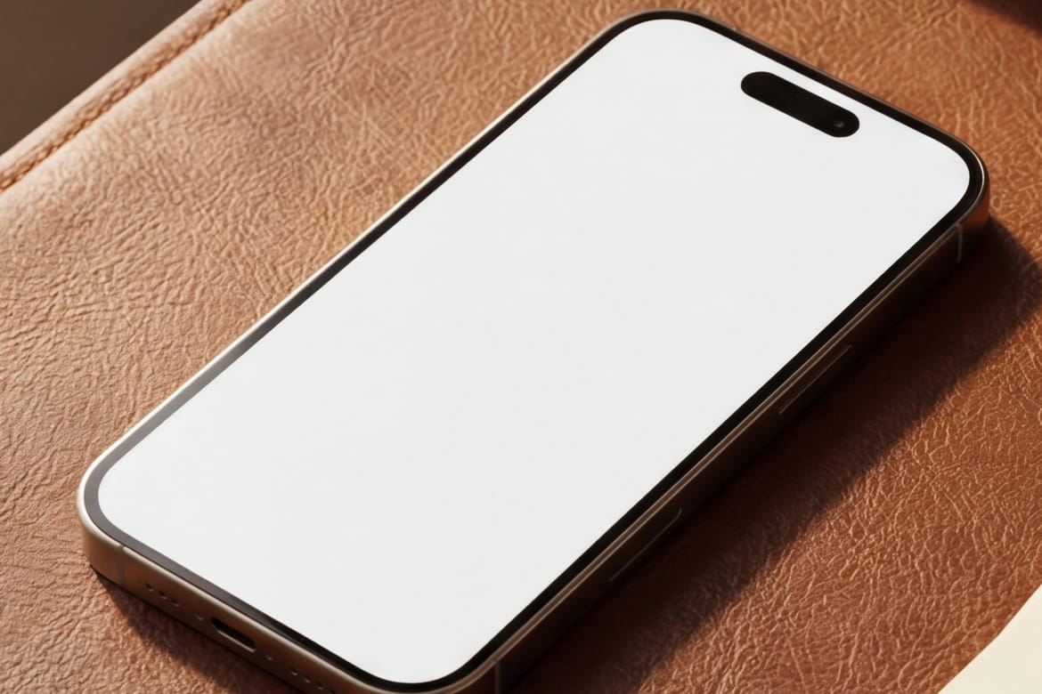 Premium iPhone Device Mockup