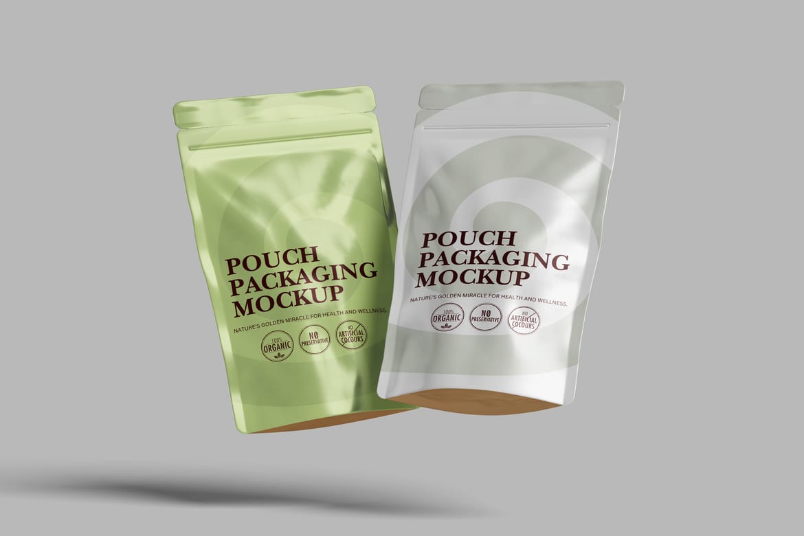  Pouch Packaging Mockup