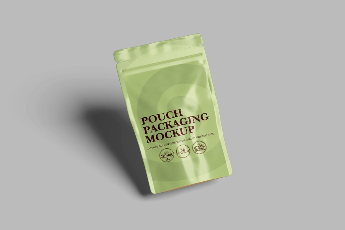  Pouch Packaging Mockup