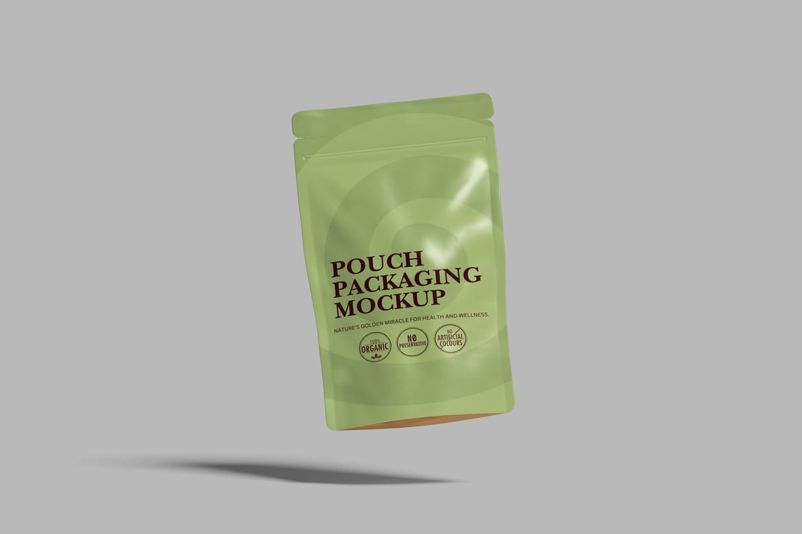  Pouch Packaging Mockup