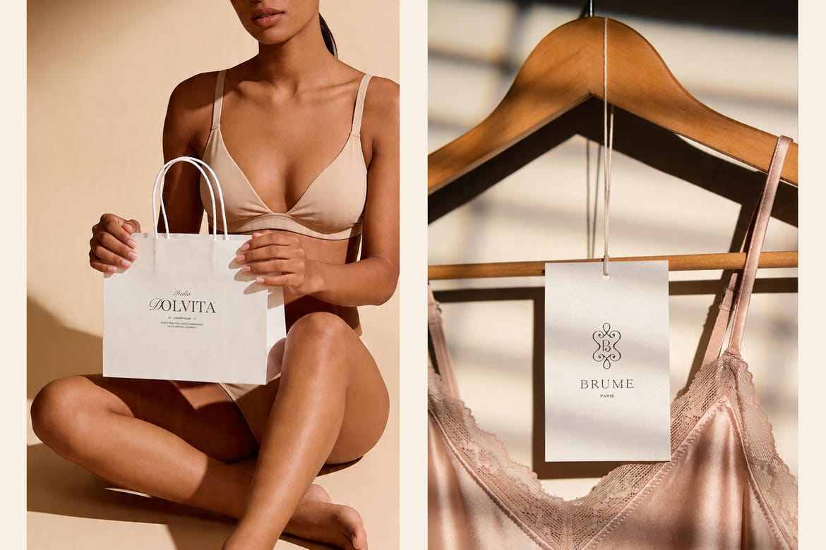 Lingerie Branding Mockups