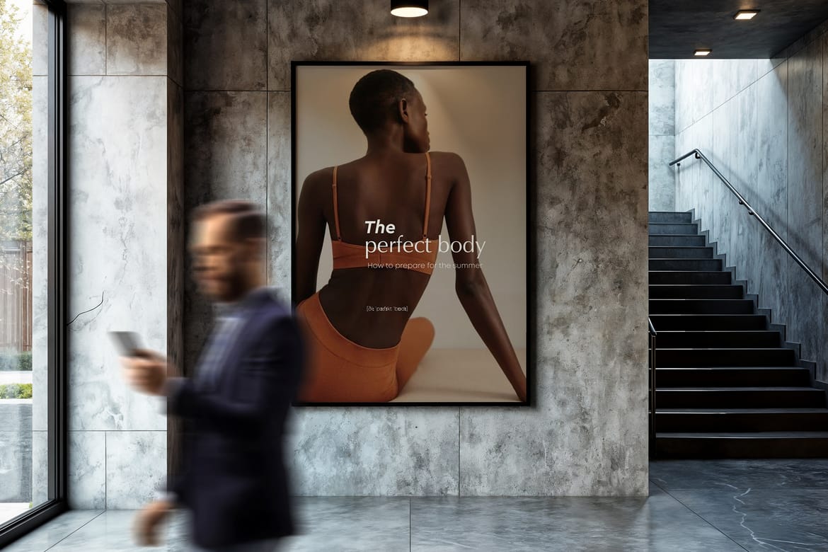 Underground Wall Poster Mockups