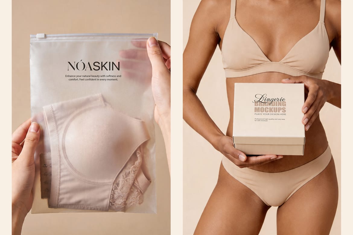 Lingerie Branding Mockups