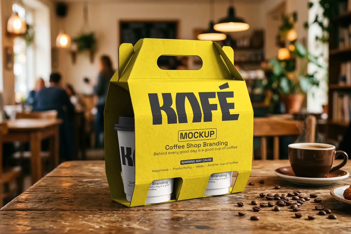 Coffee Shop Branding Mockup Bundle
