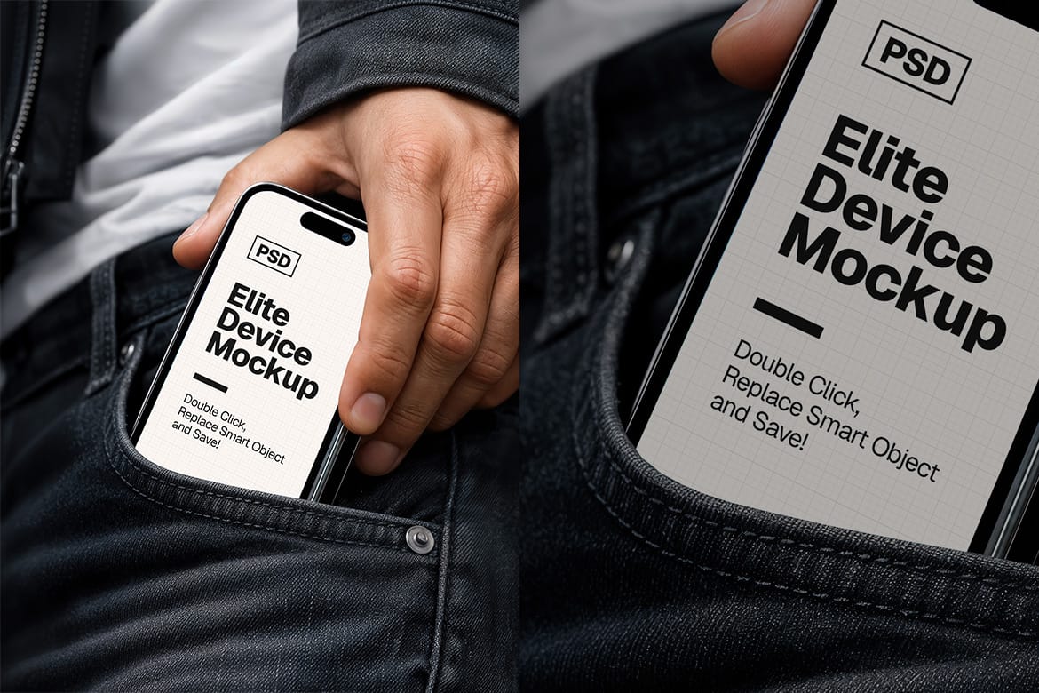 Hand-Held Product & Device Mockup Bundle – 12 PSD Scenes
