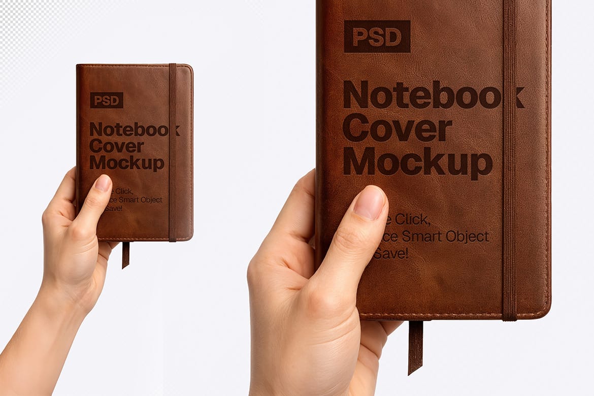 Hand-Held Product & Device Mockup Bundle – 12 PSD Scenes