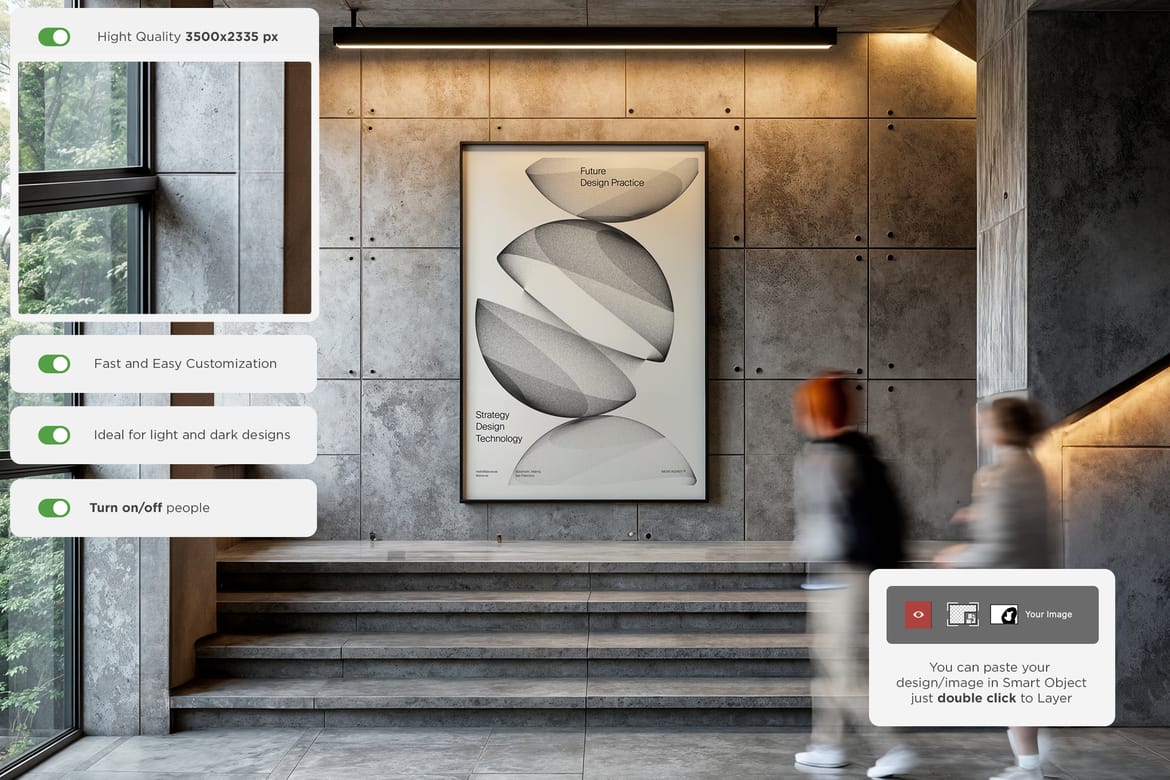 Underground Wall Poster Mockups