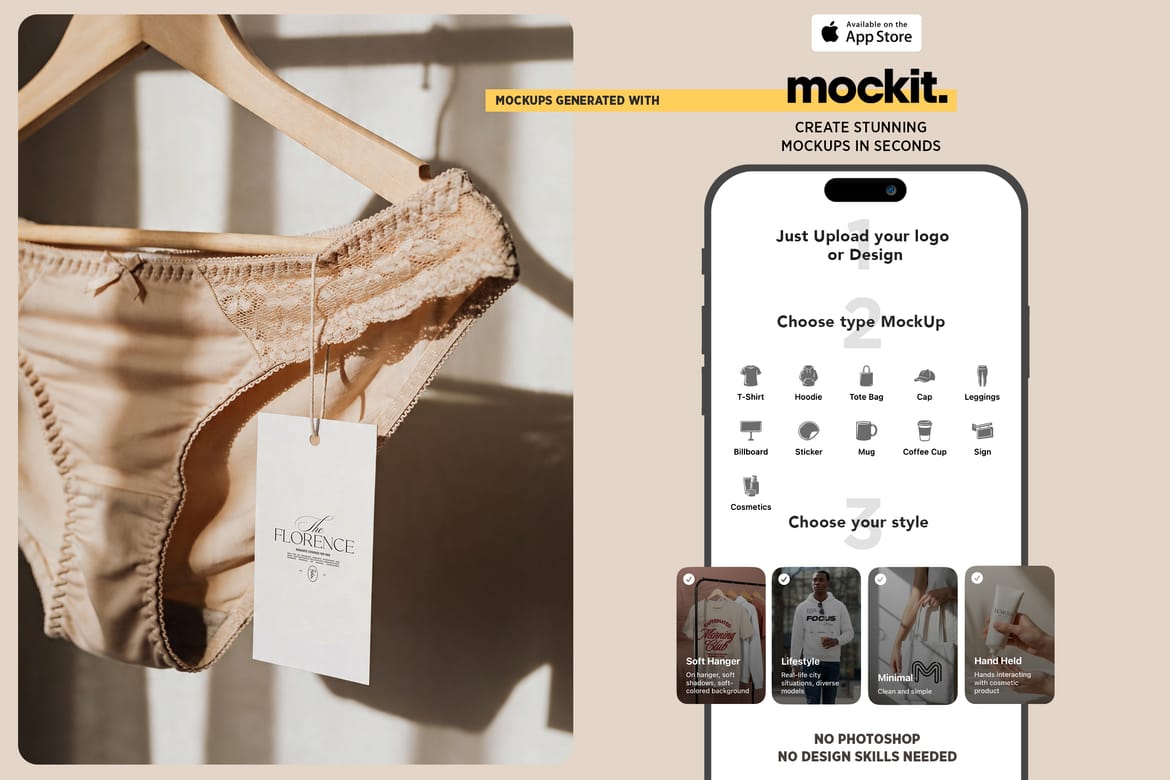 Lingerie Branding Mockups