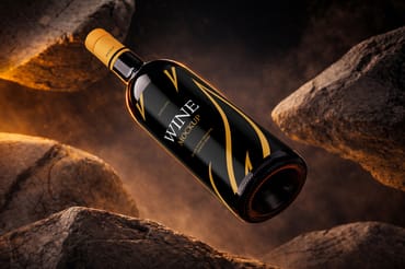Wine Bottle Mockup