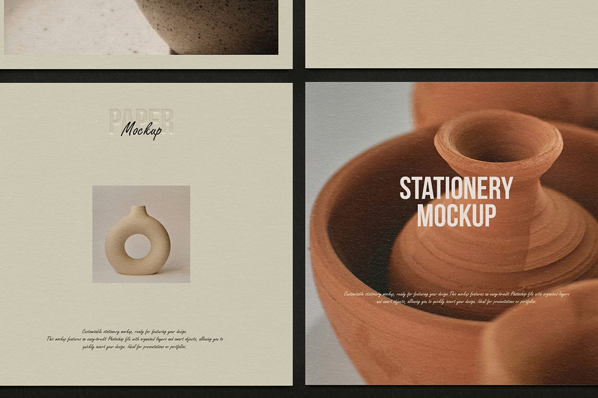 Square Paper Mockup