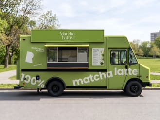 Food Truck Free Mockup