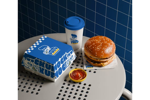 Fast Food Branding Scene Mockup