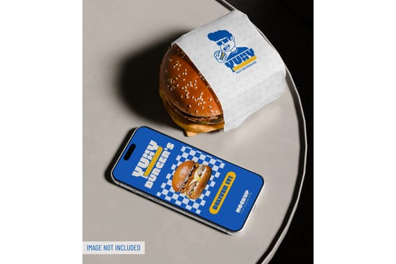 Fast Food Branding Scene Mockup