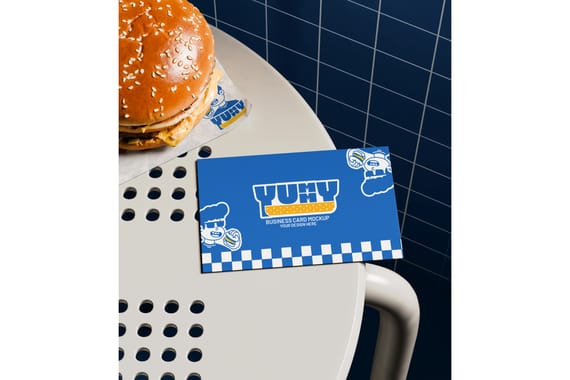 Fast Food Branding Scene Mockup