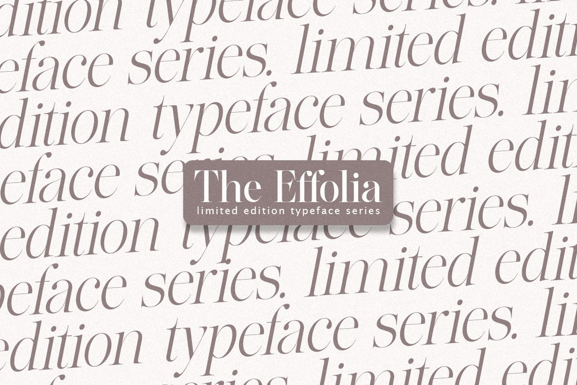 The Effolia | 9-Weight Classy Family