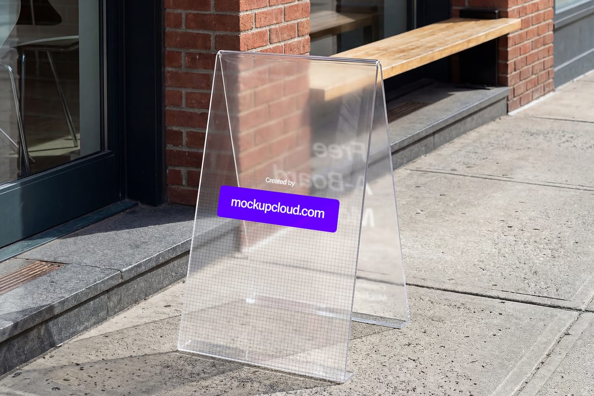 Free A-Board Mockup