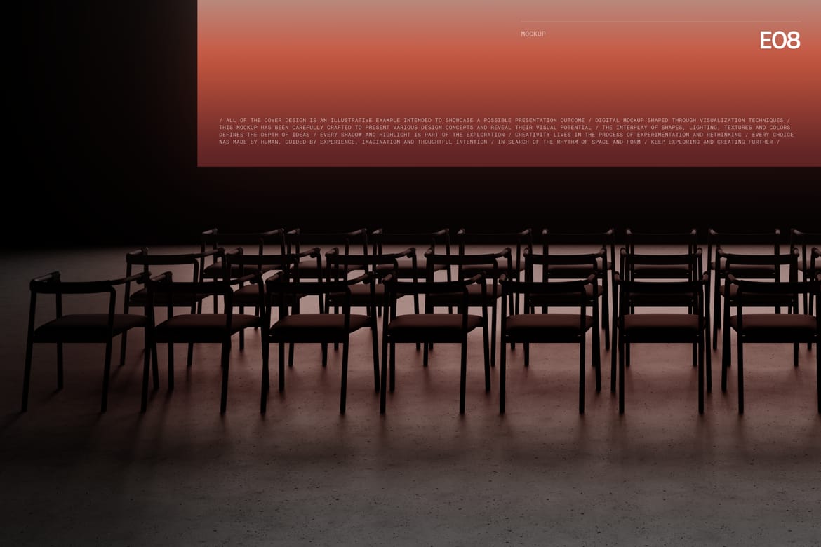 Conference Screen Mockup E08