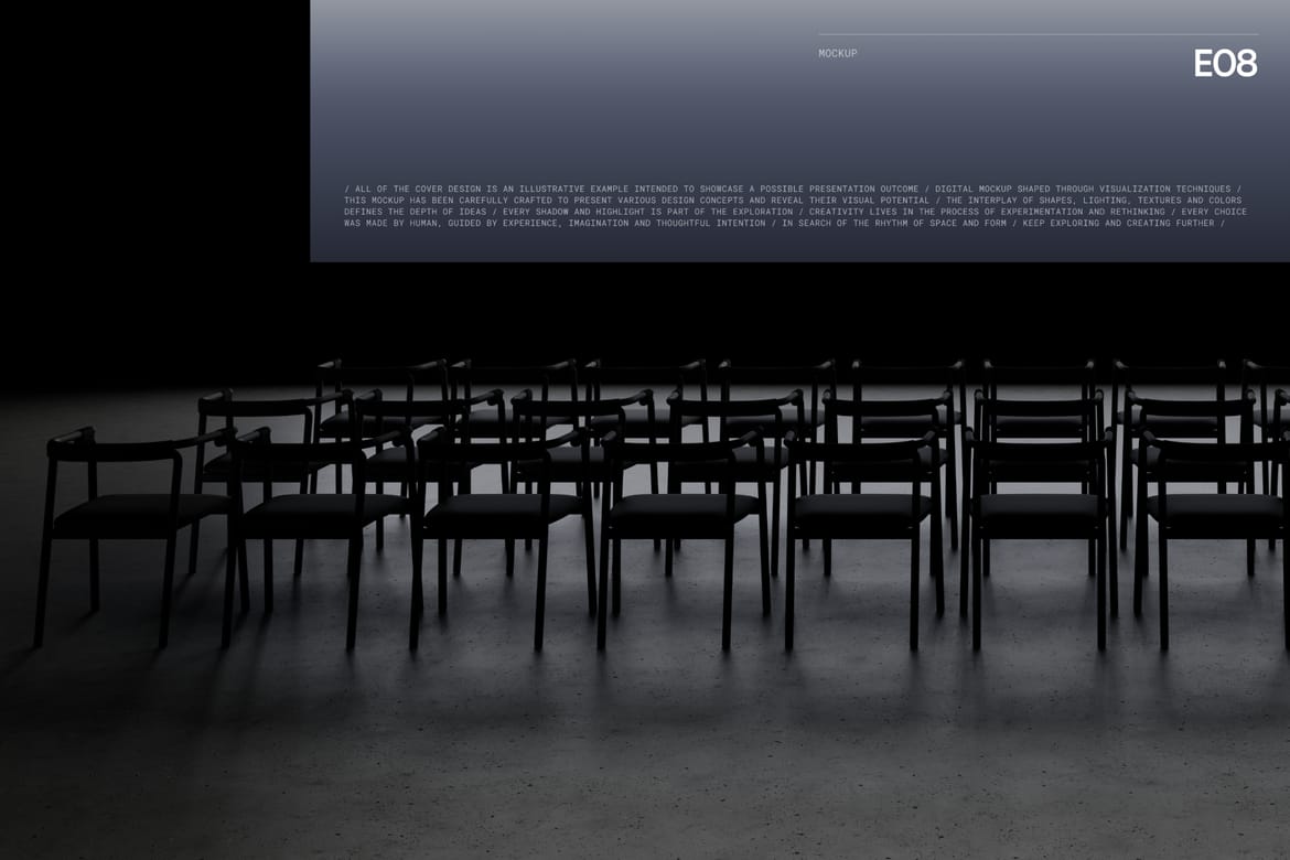 Conference Screen Mockup E08