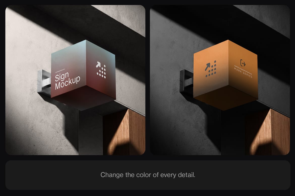 Wayfinding & Signage Branding Mockups / Mark Series