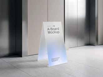 A-Board Sign Mockup / Mark Series